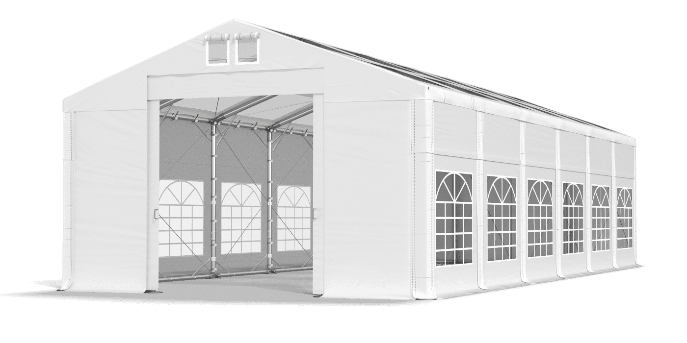 Brána stanu otvorená