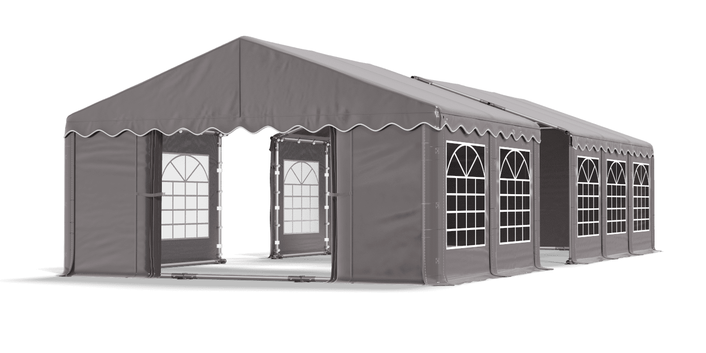 Brána stanu otvorená