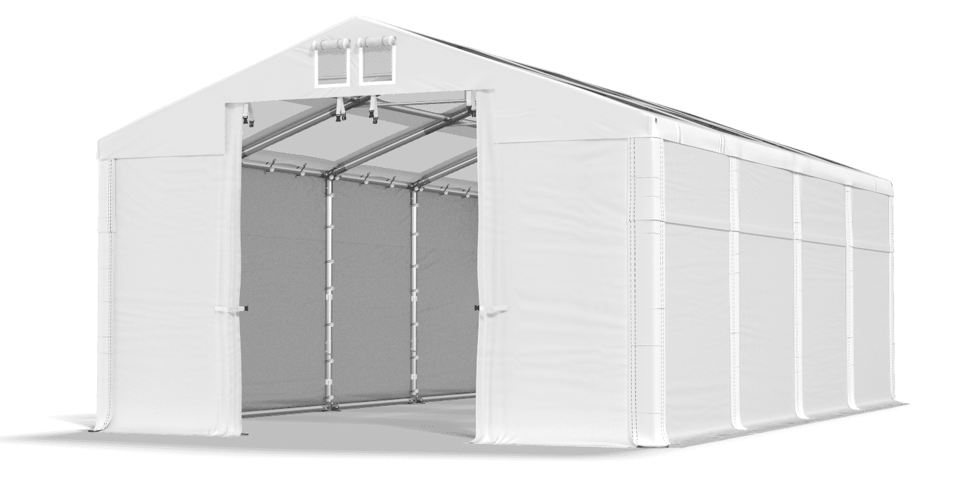 Brána stanu otvorená