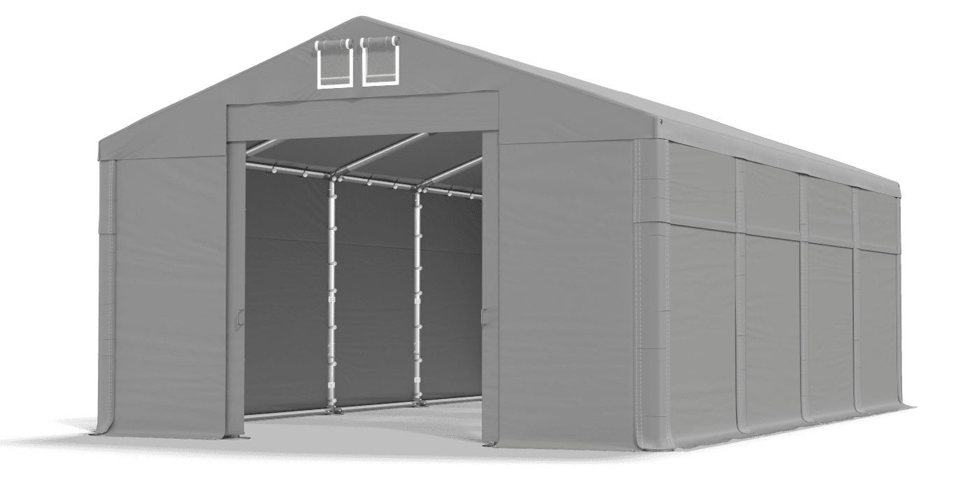 Brána stanu otvorená