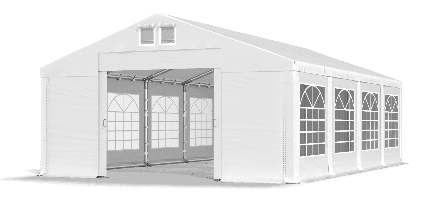 Brána stanu otvorená