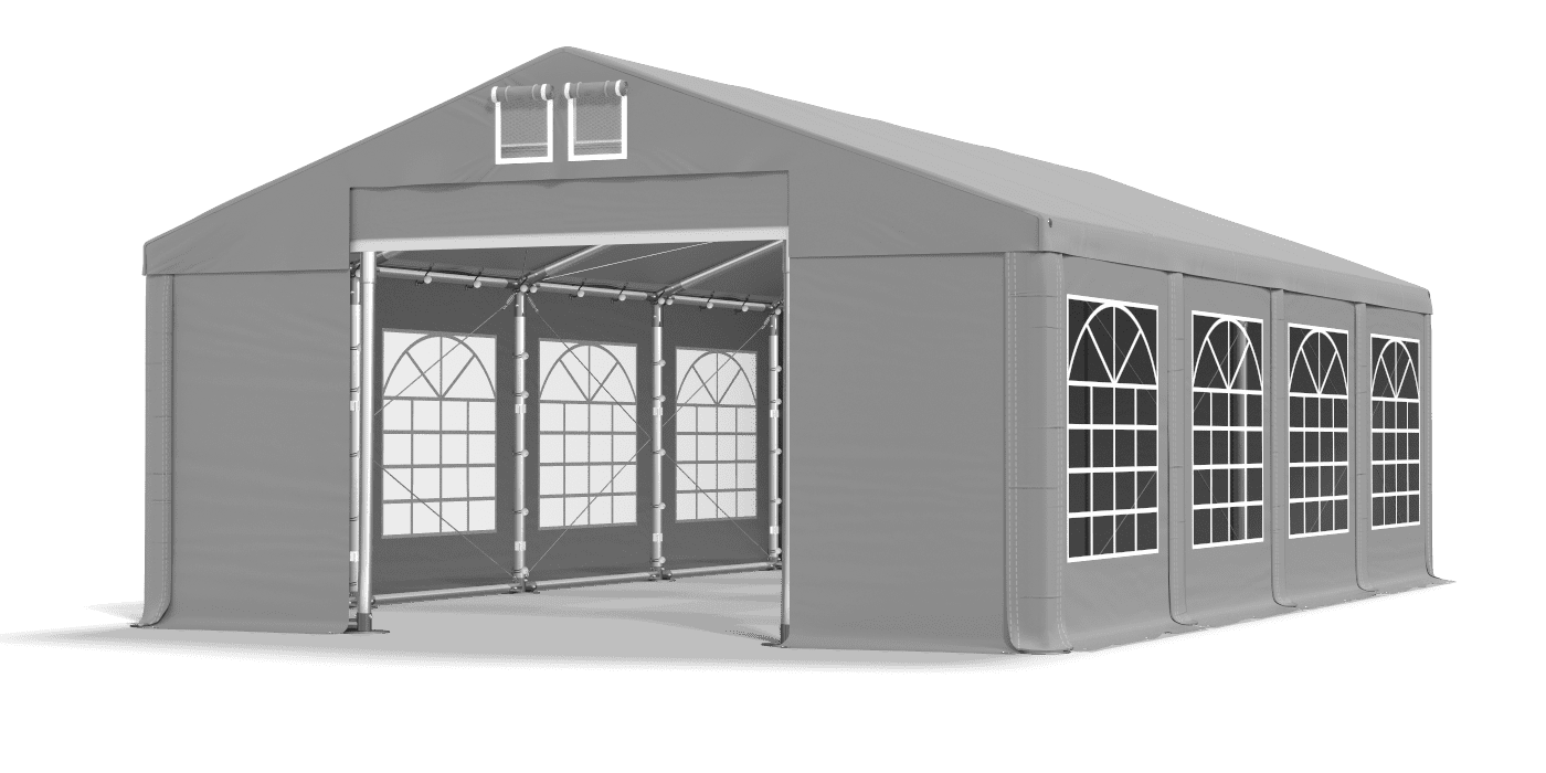 Brána stanu otvorená