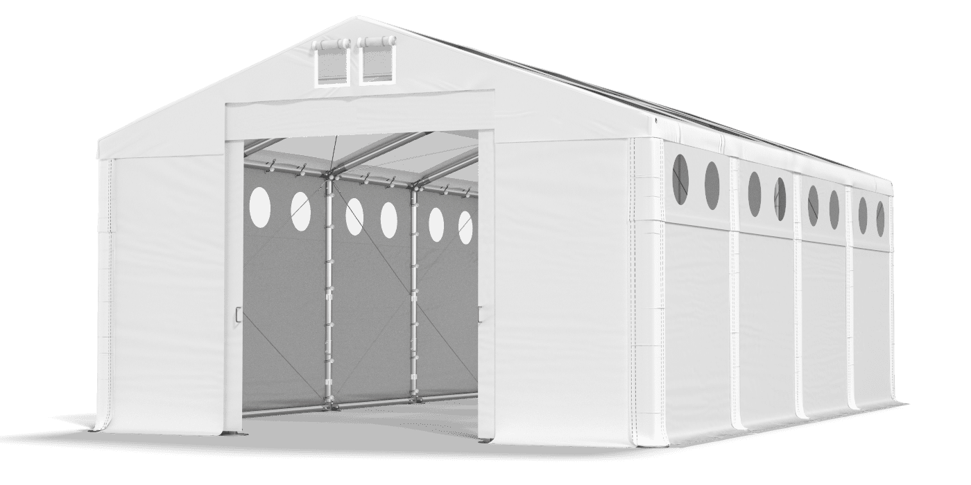 Brána stanu otvorená