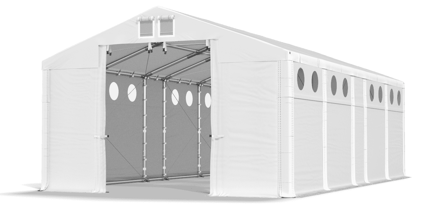 Brána stanu otvorená