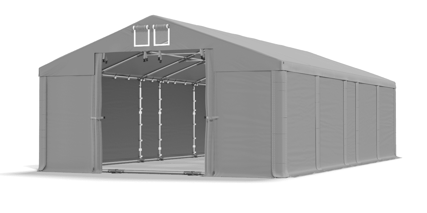 Brána stanu otvorená