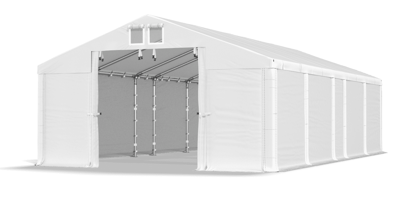 Brána stanu otvorená