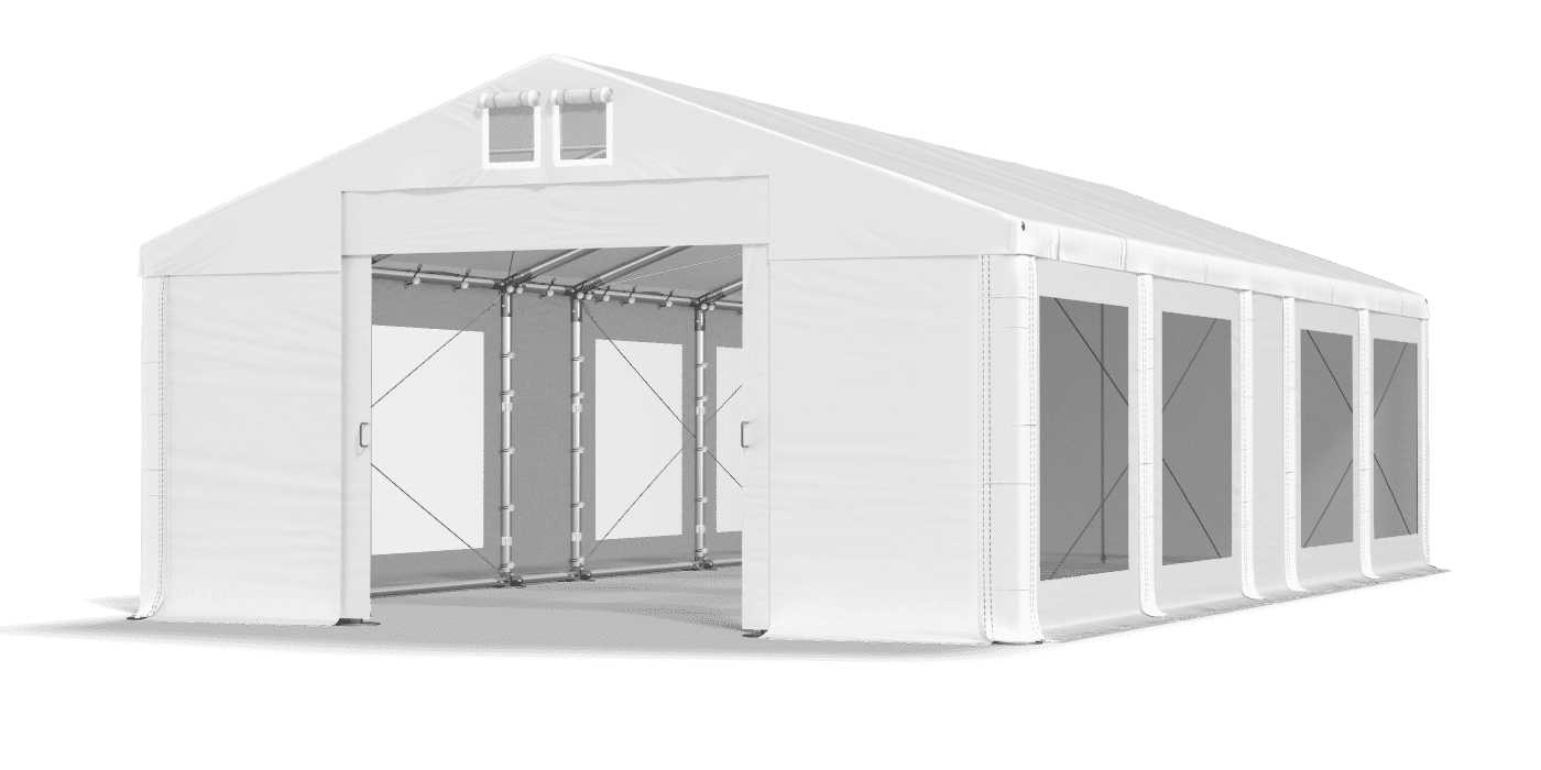 Brána stanu otvorená