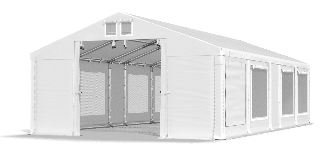 Brána stanu otvorená