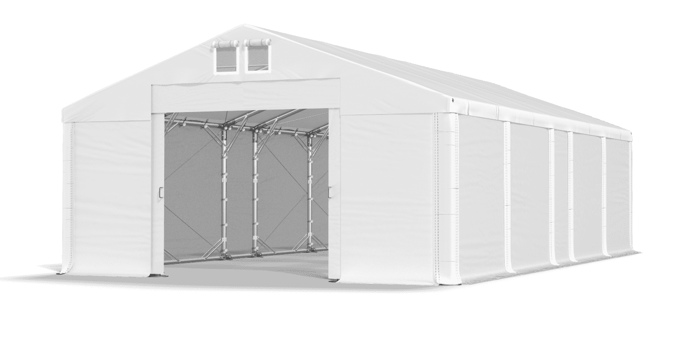 Brána stanu otvorená