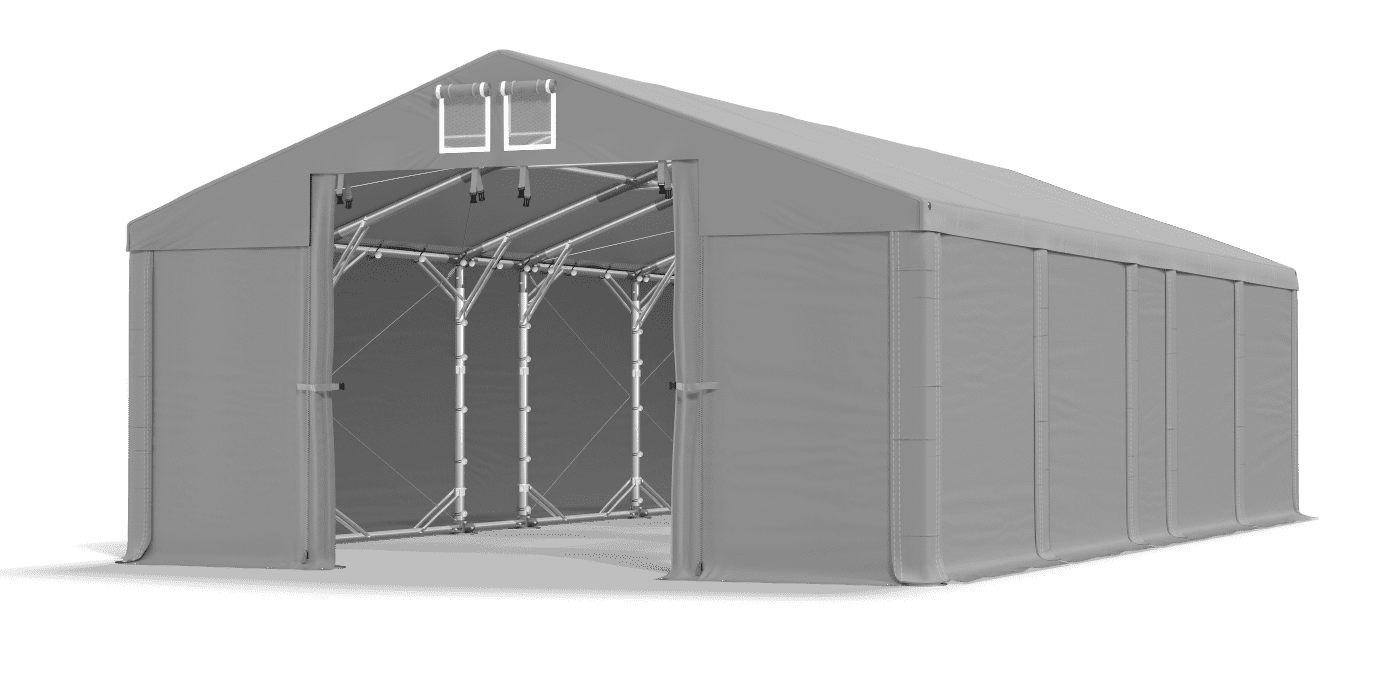 Brána stanu otvorená