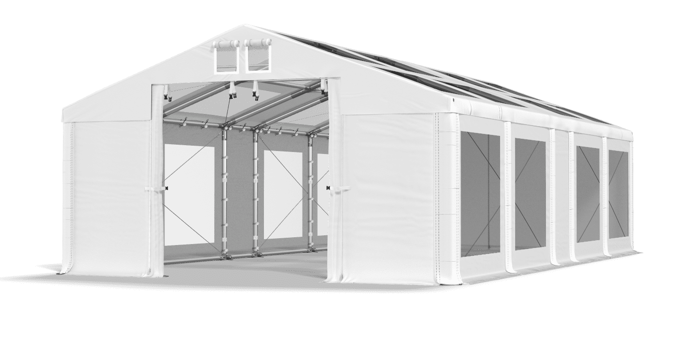 Brána stanu otvorená