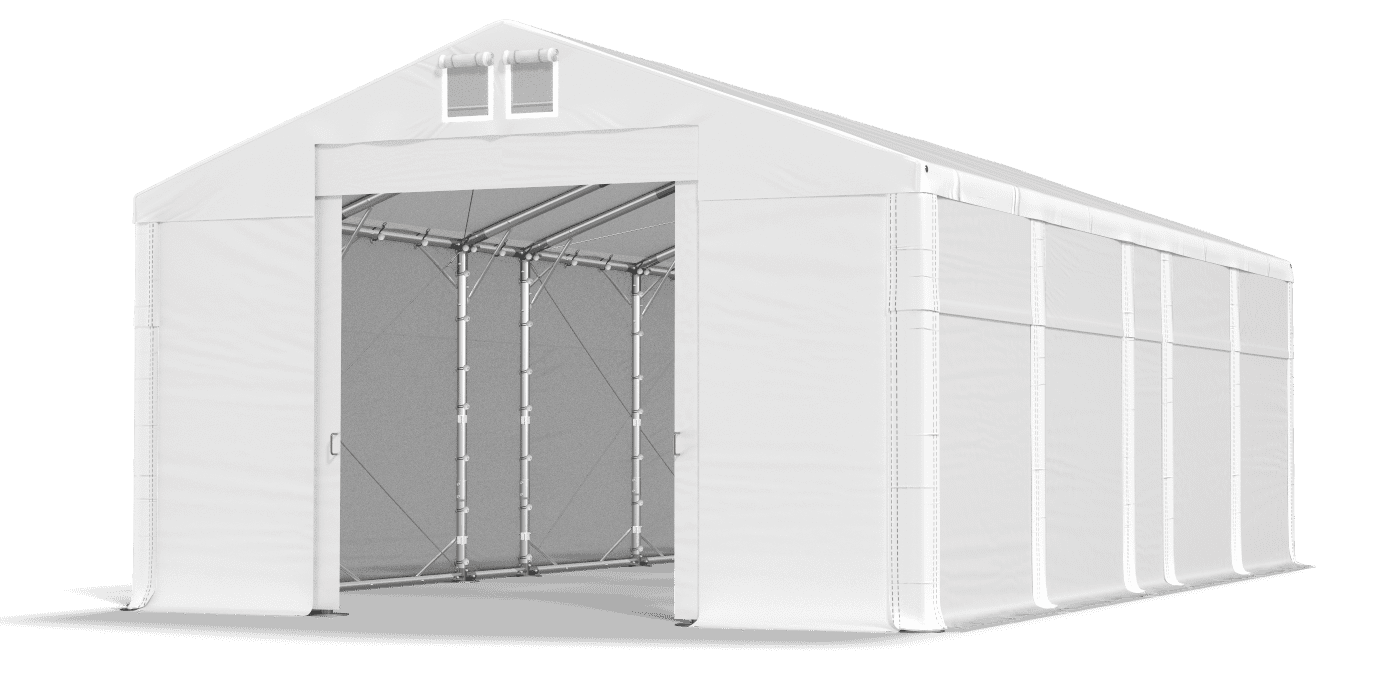 Brána stanu otvorená