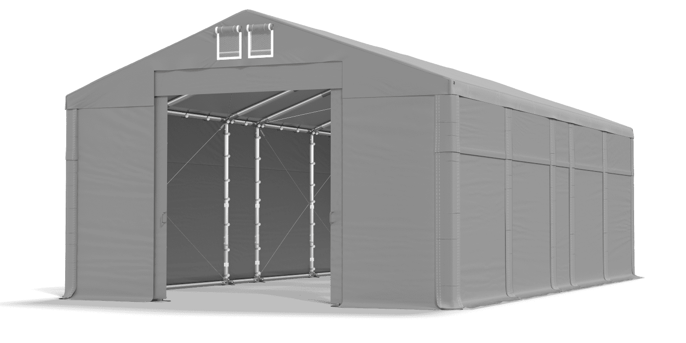 Brána stanu otvorená