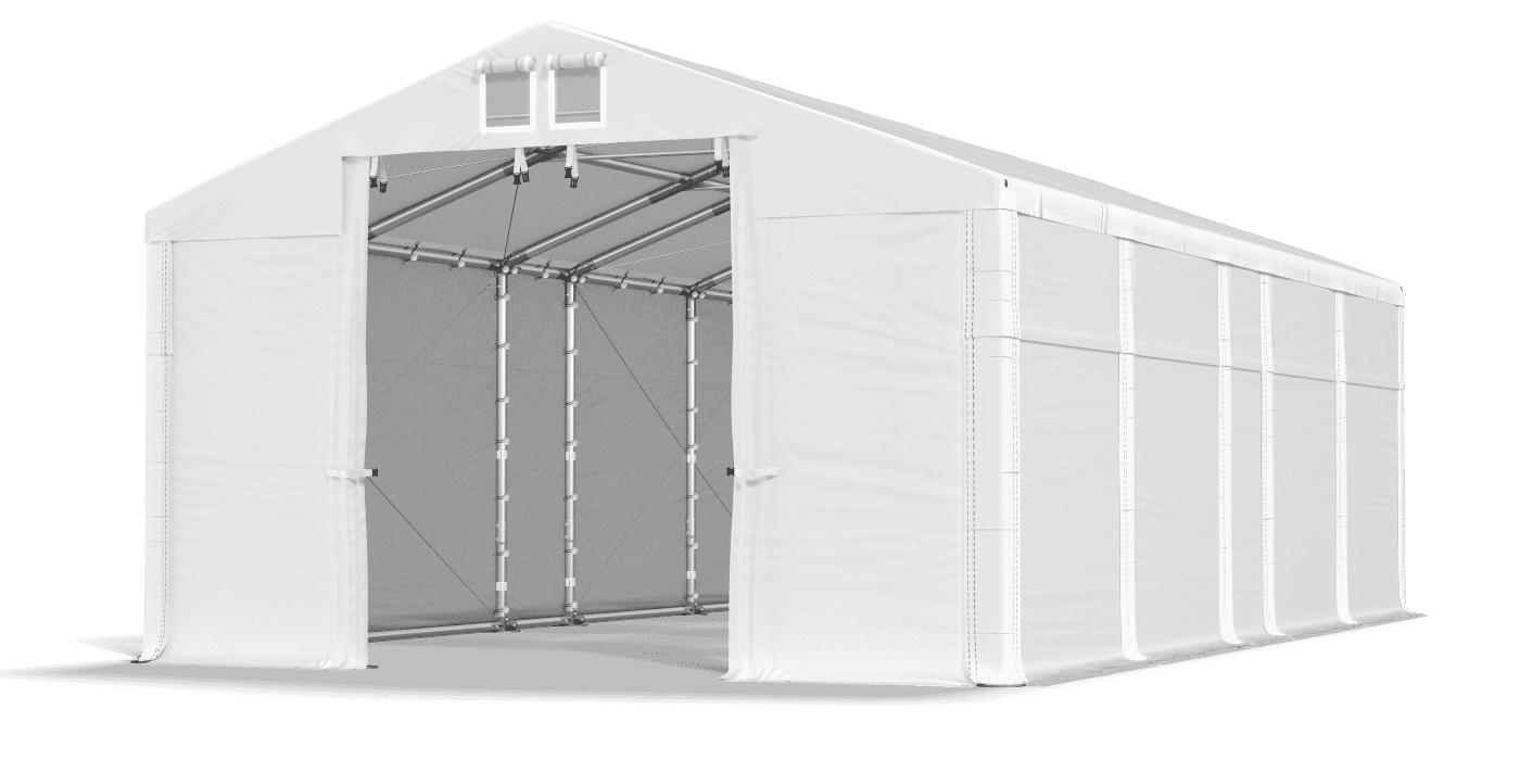 Brána stanu otvorená