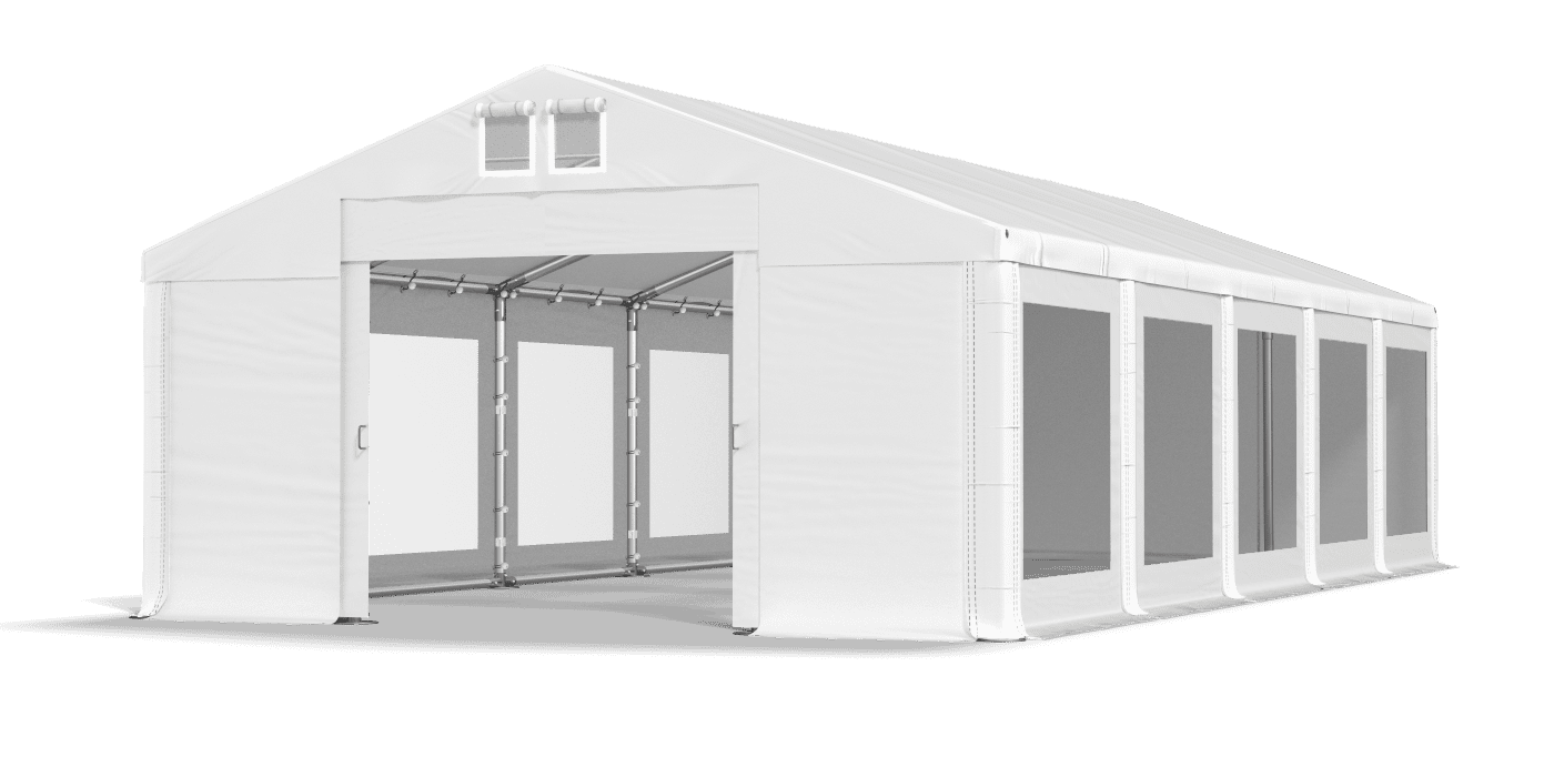 Brána stanu otvorená