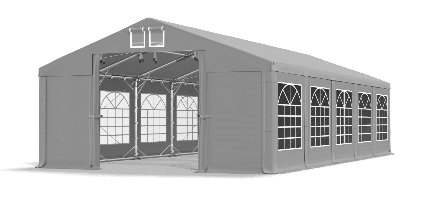 Brána stanu otvorená