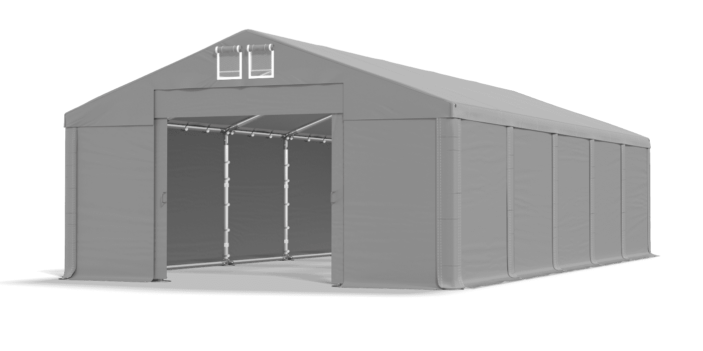 Brána stanu otvorená