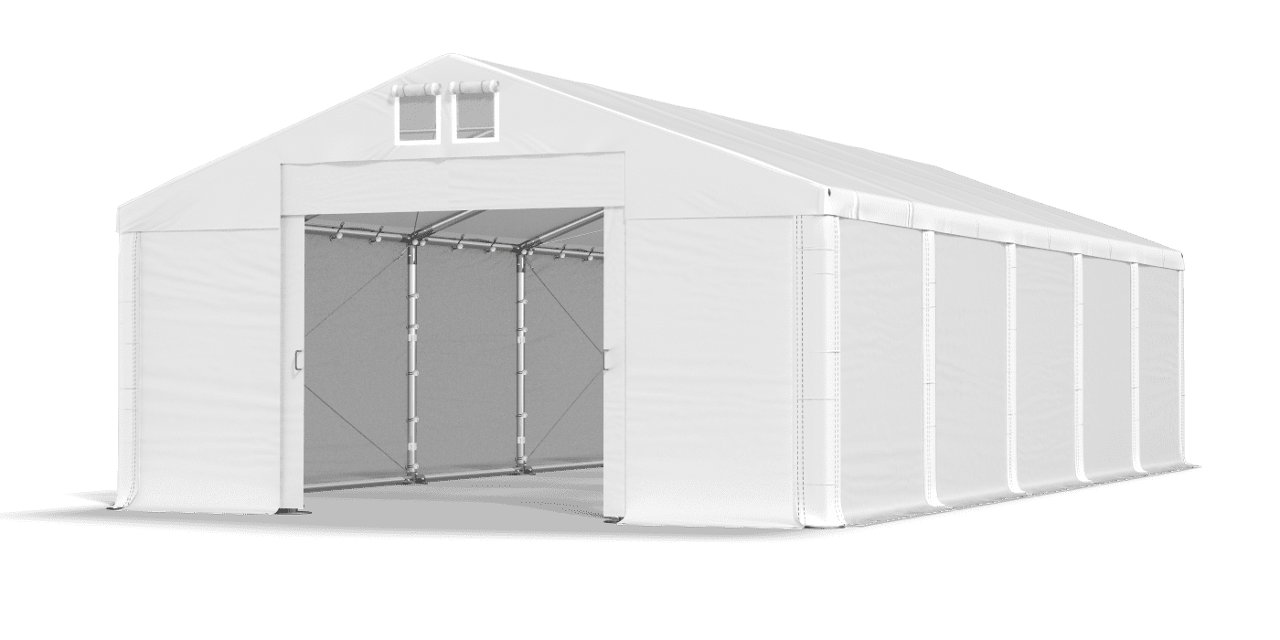 Brána stanu otvorená