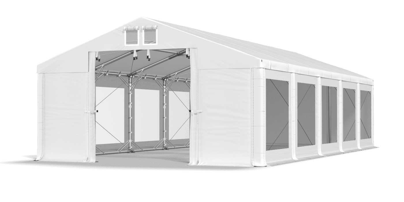 Brána stanu otvorená