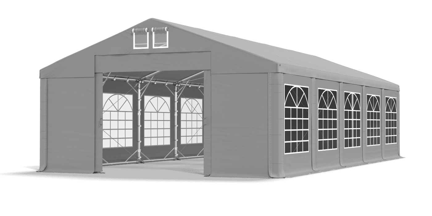 Brána stanu otvorená