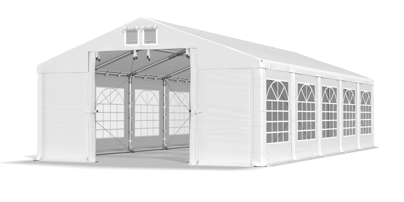 Brána stanu otvorená