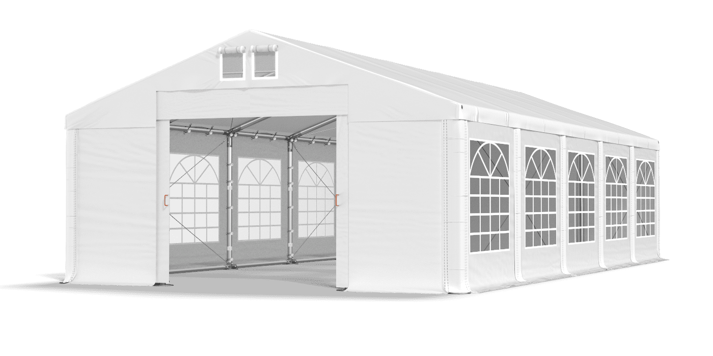 Brána stanu otvorená