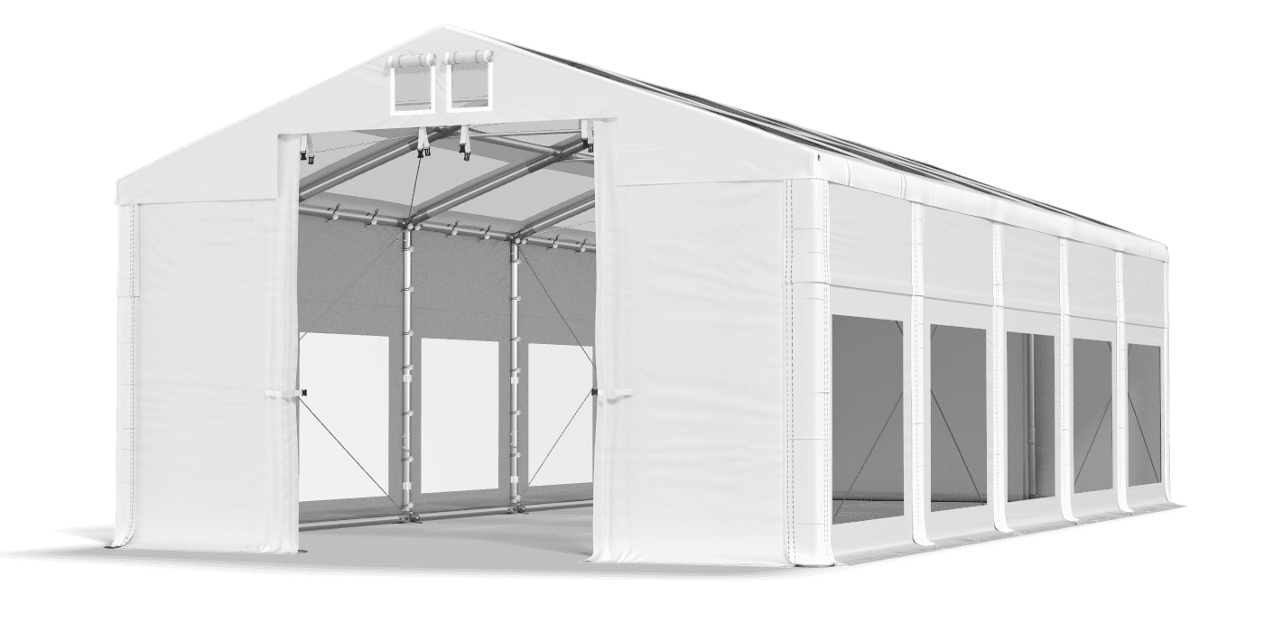 Brána stanu otvorená