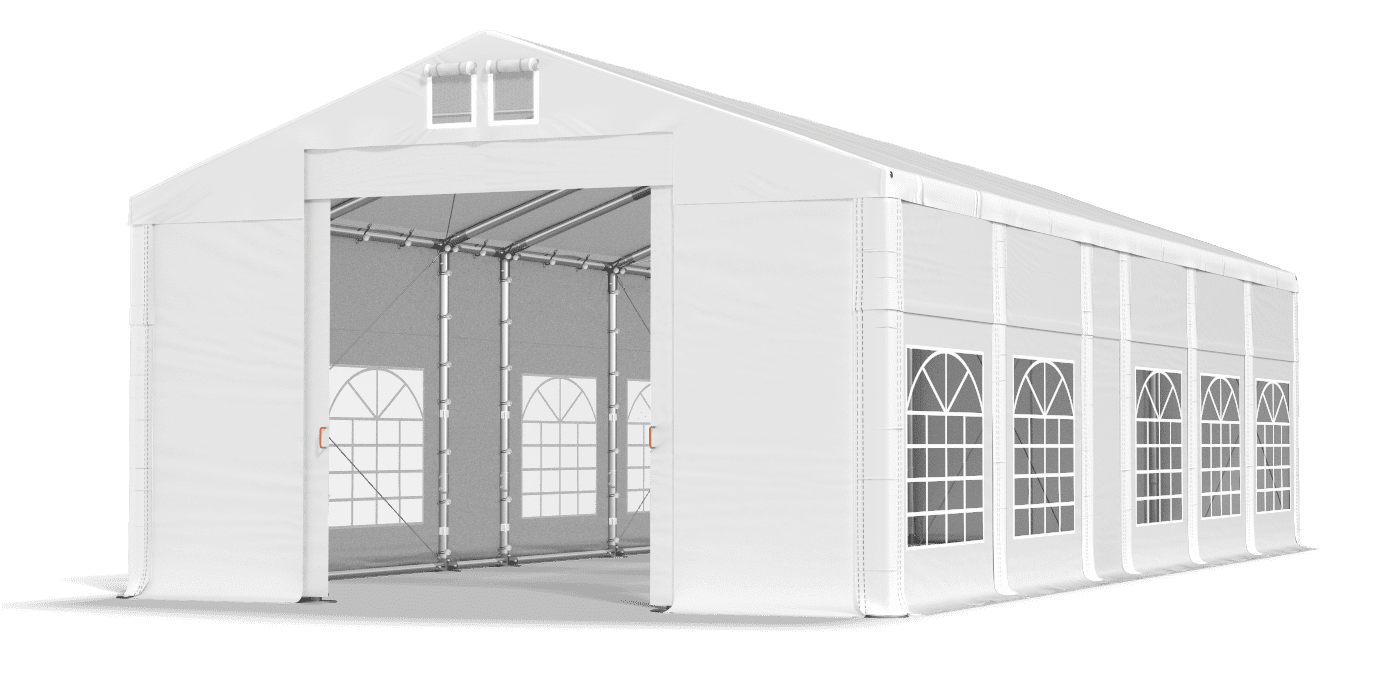 Brána stanu otvorená