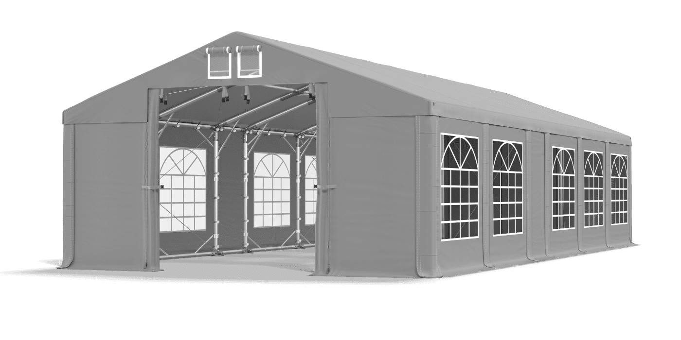 Brána stanu otvorená