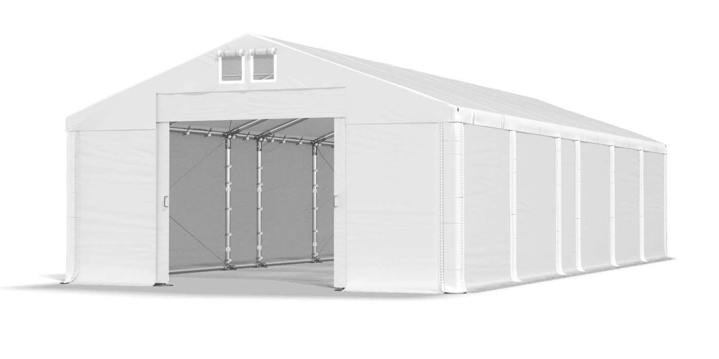 Brána stanu otvorená