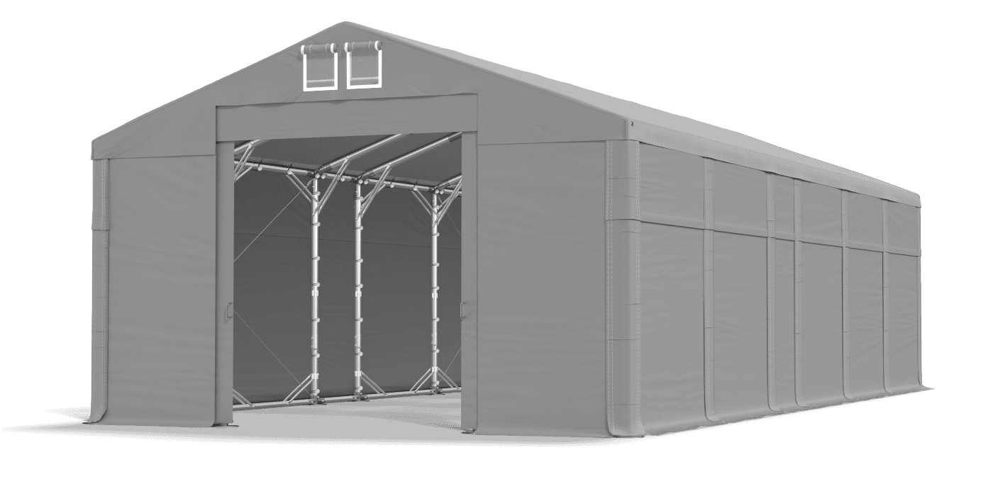 Brána stanu otvorená