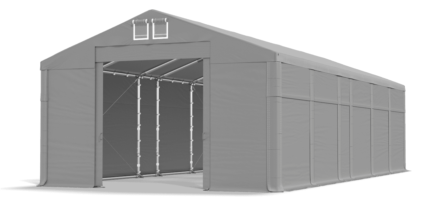 Brána stanu otvorená