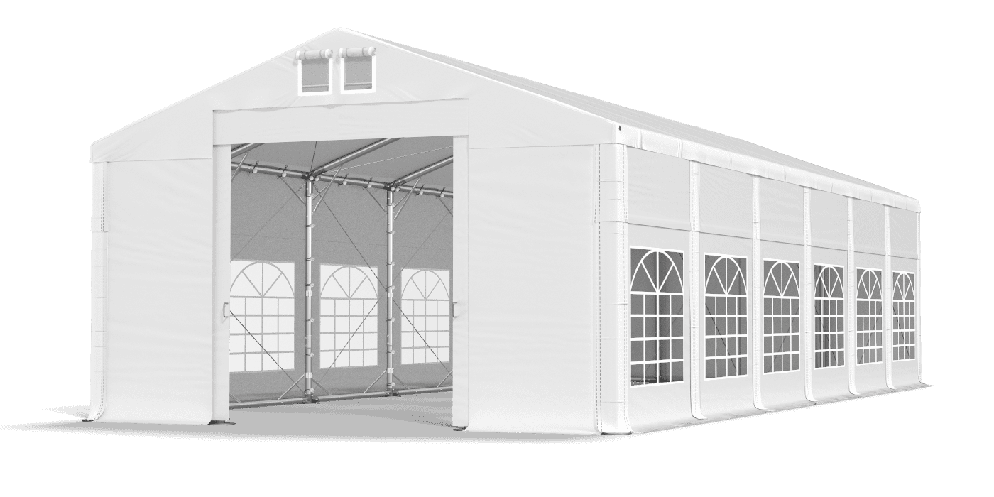 Brána stanu otvorená