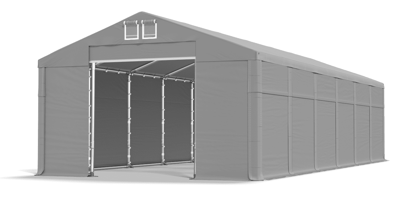 Brána stanu otvorená