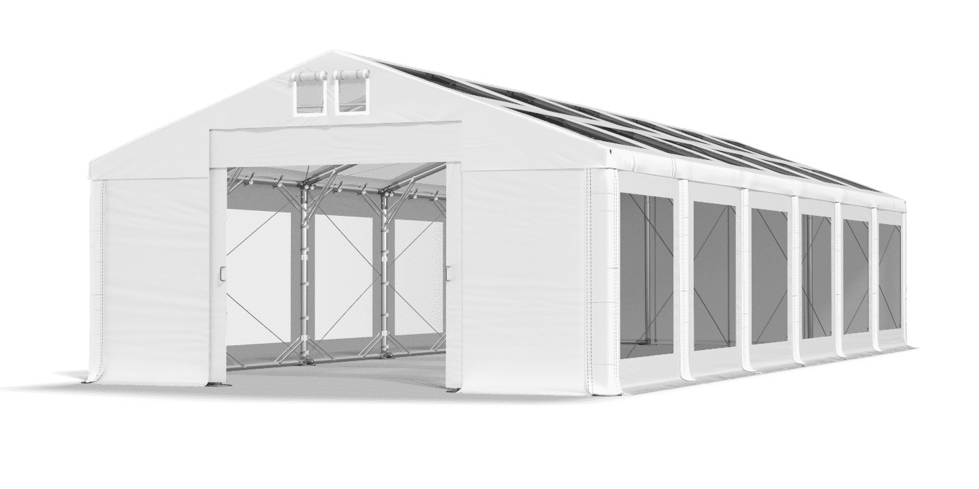 Brána stanu otvorená