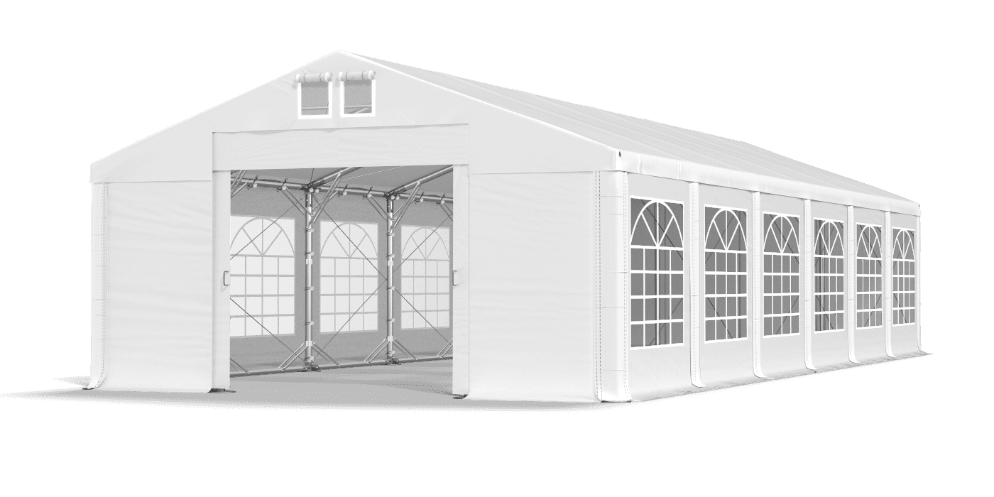 Brána stanu otvorená