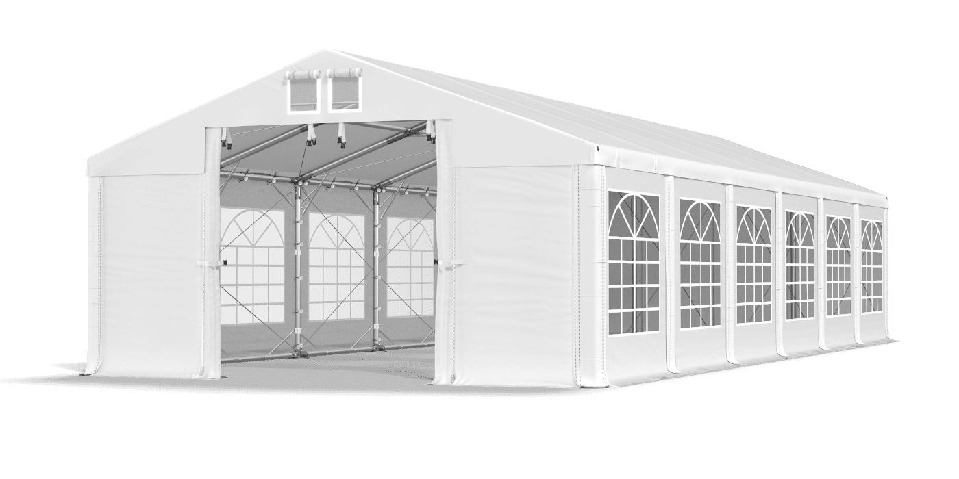 Brána stanu otvorená