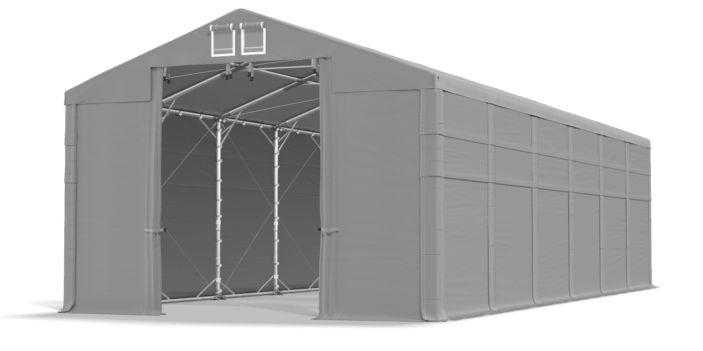 Brána stanu otvorená