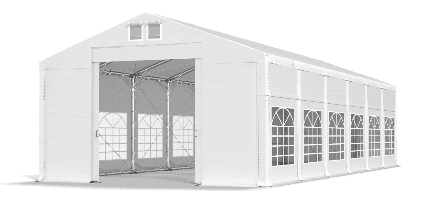 Brána stanu otvorená