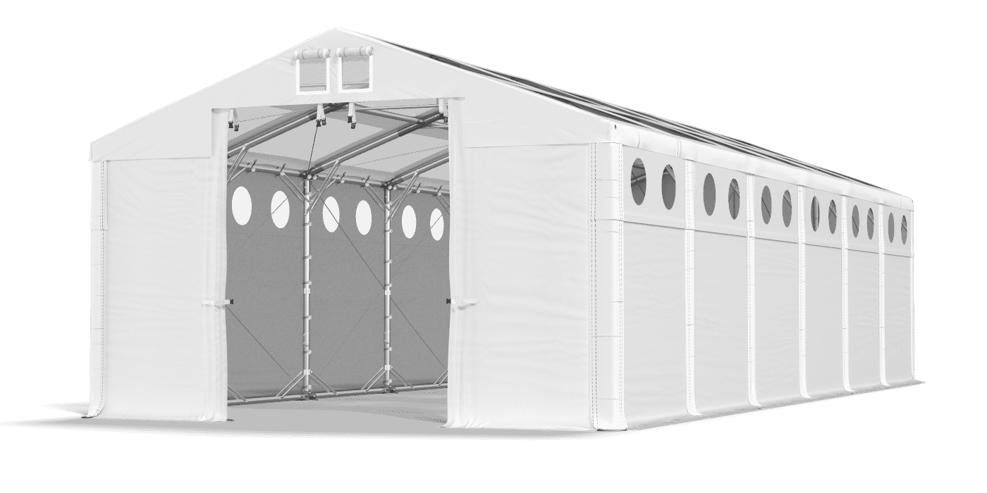 Brána stanu otvorená