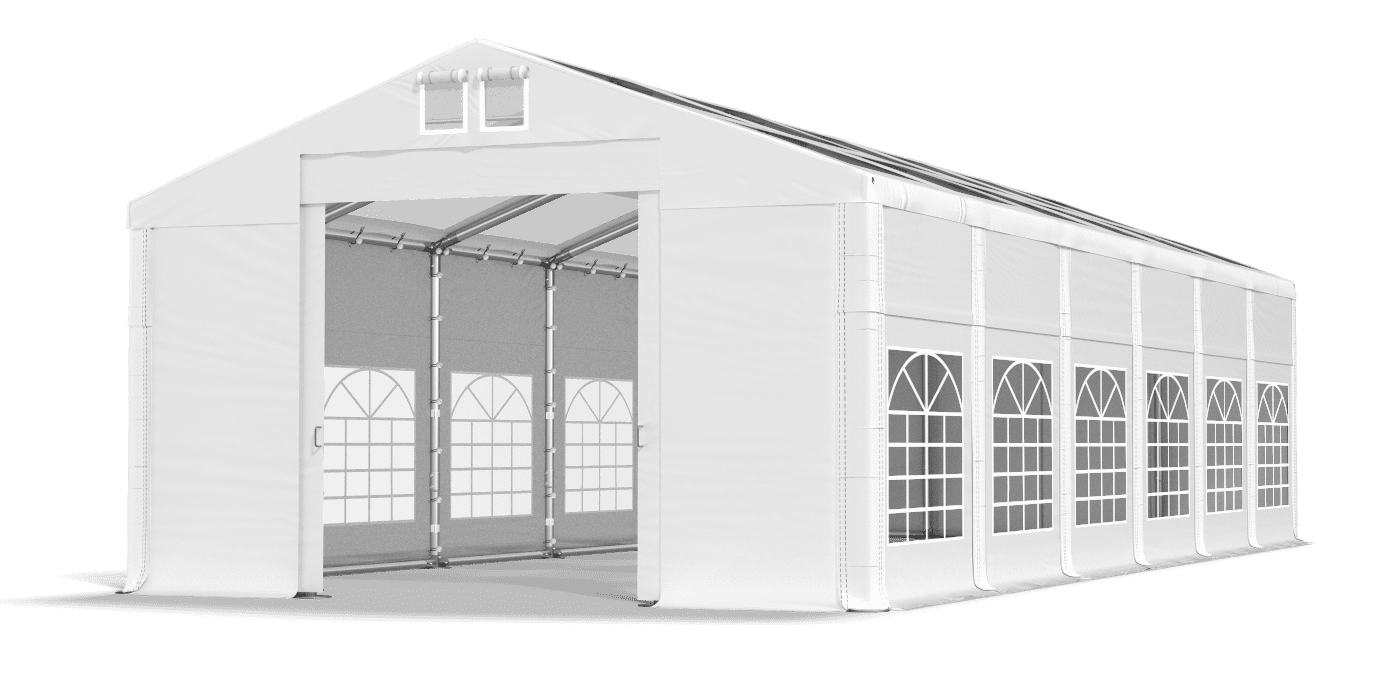 Brána stanu otvorená