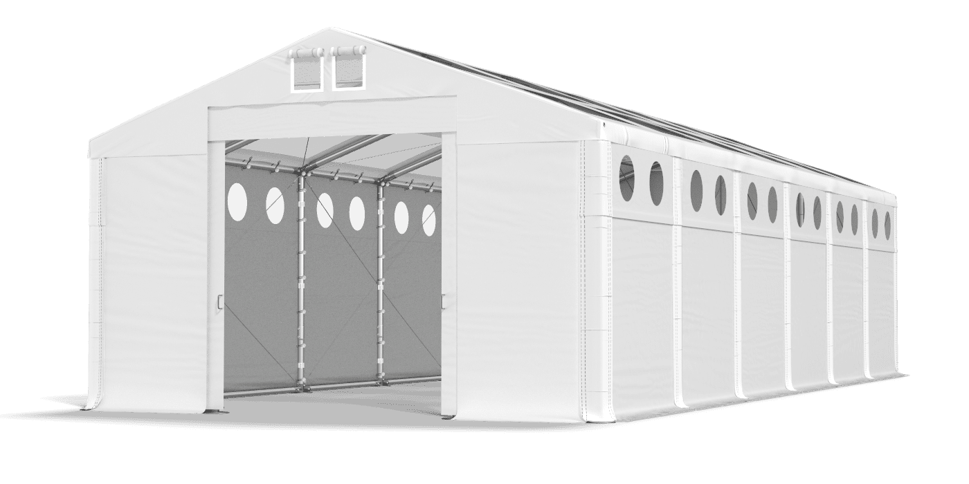 Brána stanu otvorená