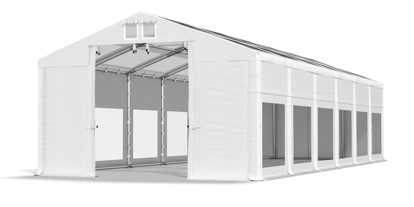 Brána stanu otvorená