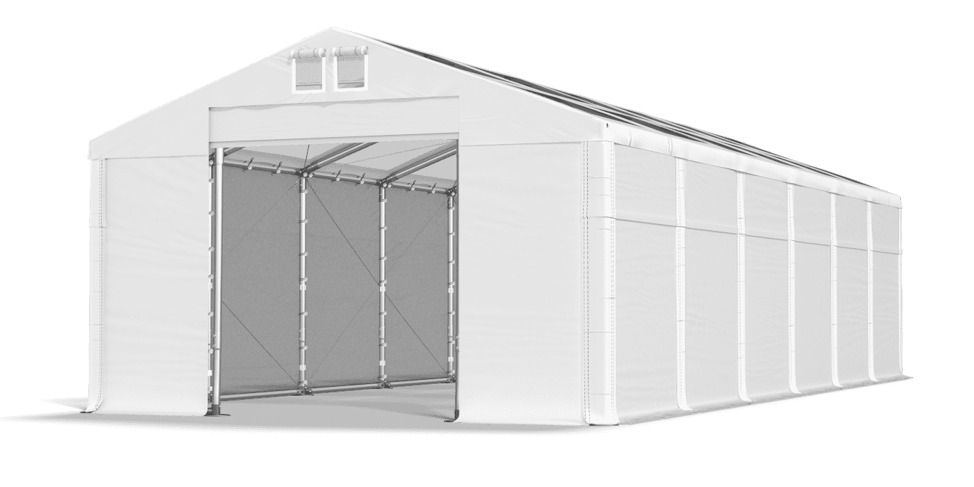 Brána stanu otvorená