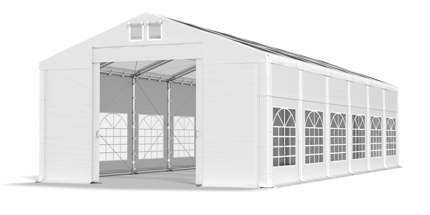 Brána stanu otvorená