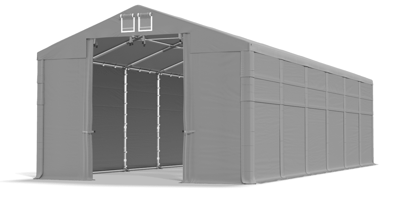 Brána stanu otvorená