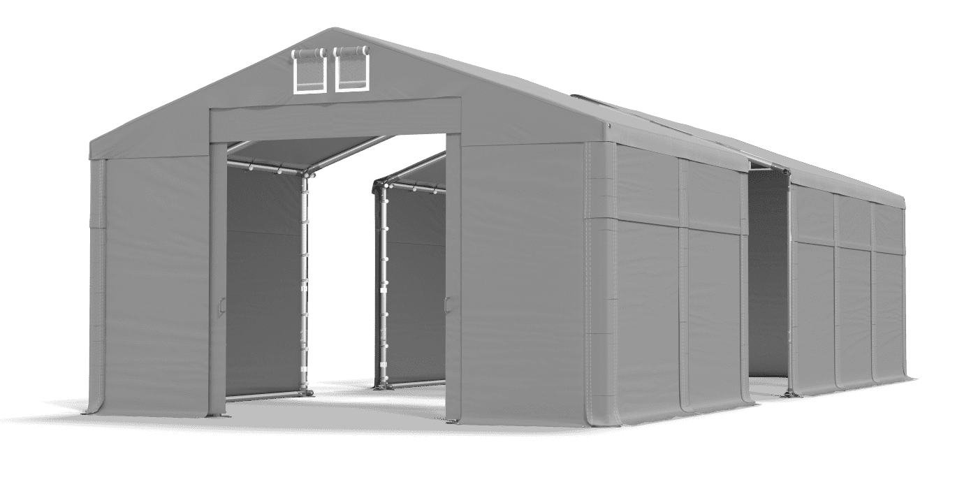 Brána stanu otvorená