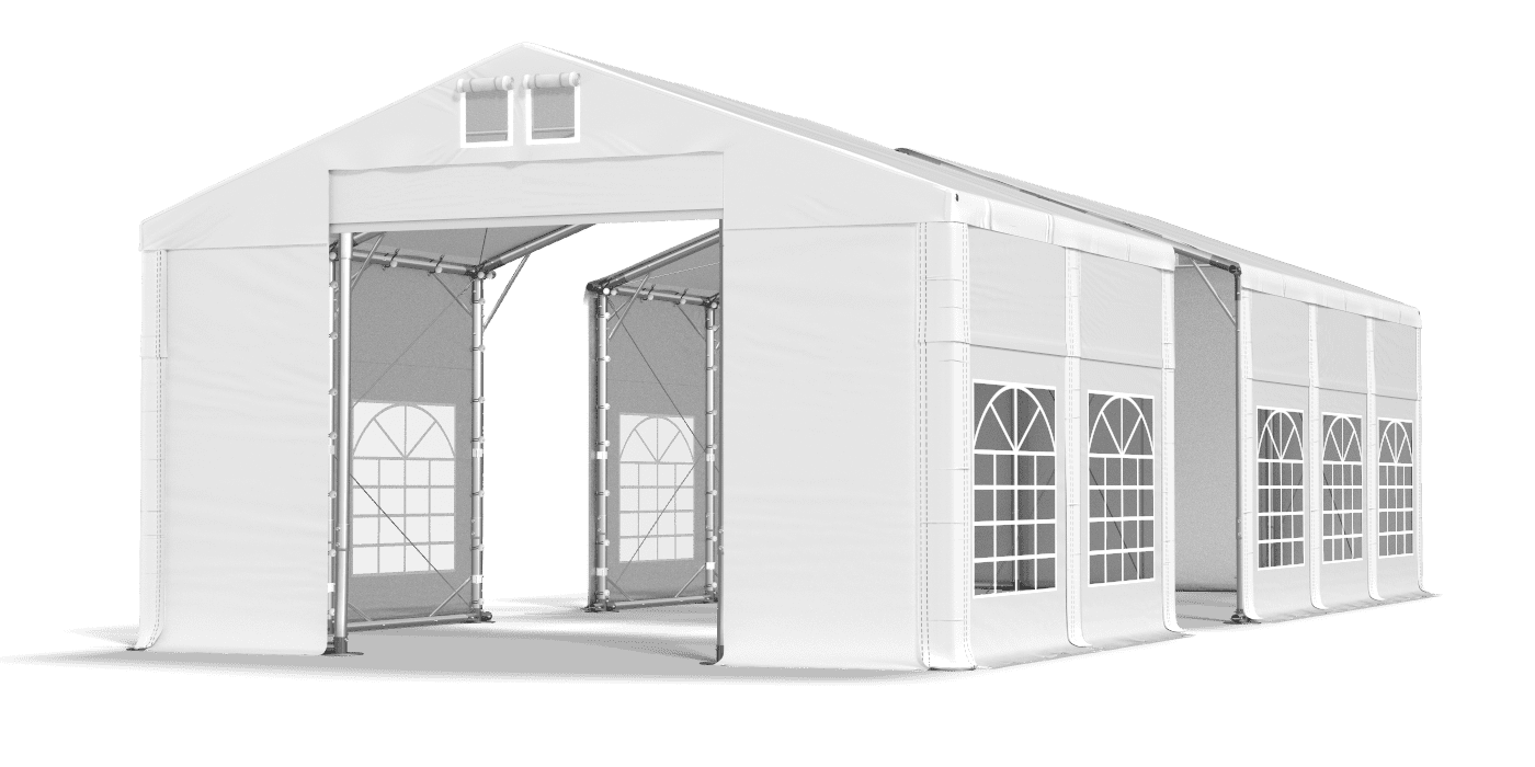 Brána stanu otvorená