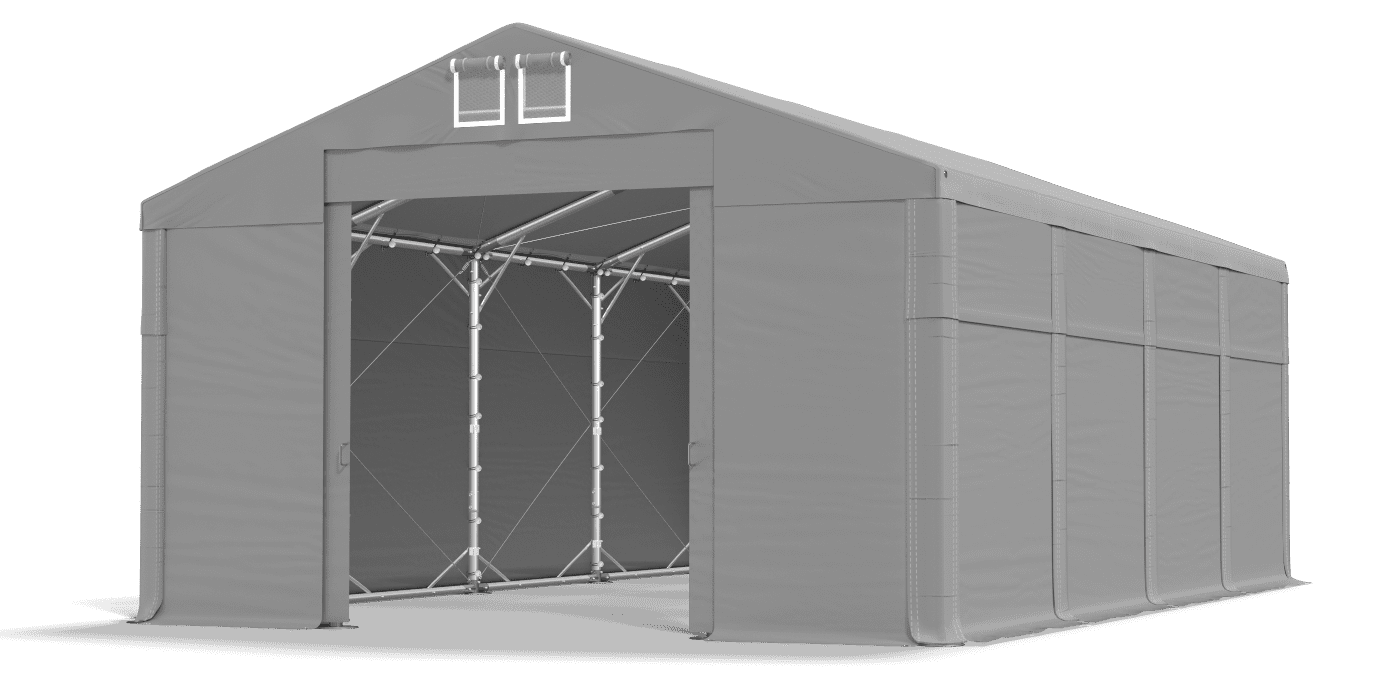 Brána stanu otvorená