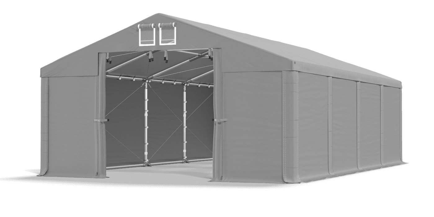 Brána stanu otvorená